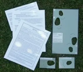 Porcupine Tracking Stencils Genuine