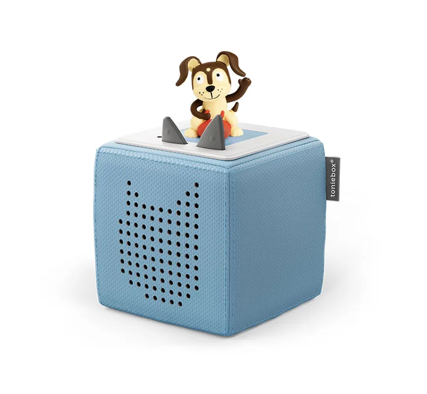 Toniebox Blue Playtime Puppy Starter Set - Bilingual Free Returns