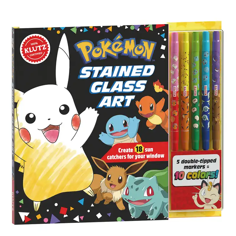 Final Sale Pokemon Stained Glass Art - English Edition