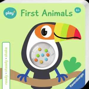 Final Sale Ravensburger Play+ Infant & Toddler - Ready, Steady, Shake: First Animals - English Edition
