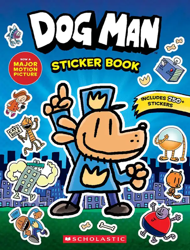 Dog Man: Official Sticker Book - English Edition New Arrival