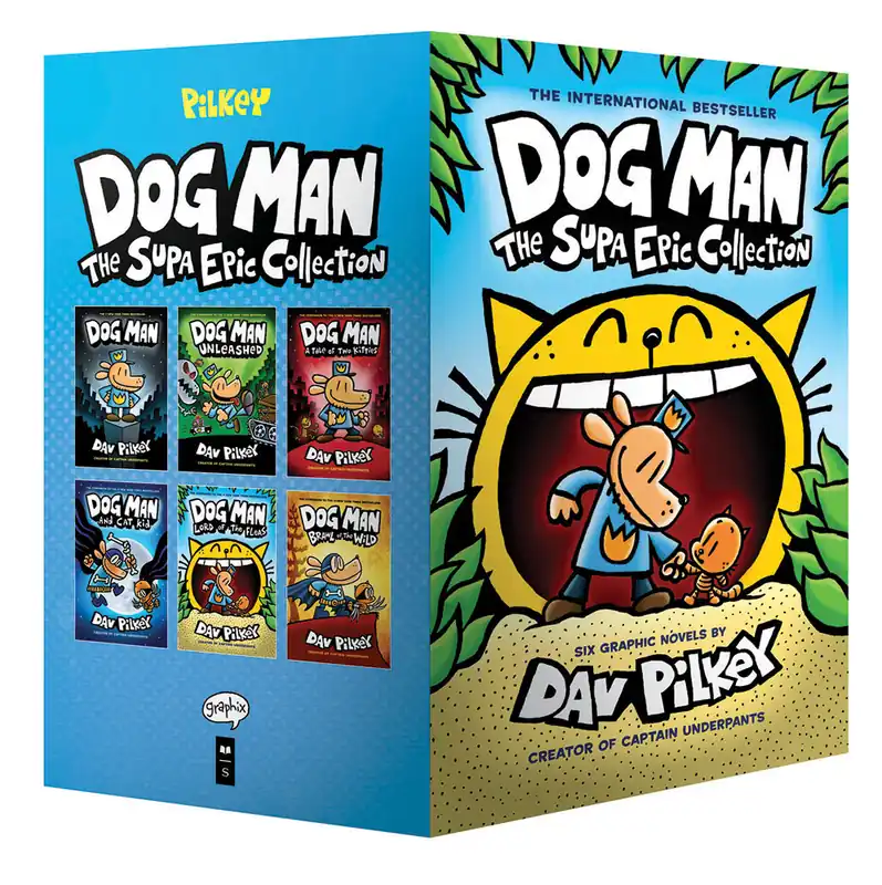 Hassle-Free Returns Dog Man Supa Epic Collection: Books 1-6 - English Edition
