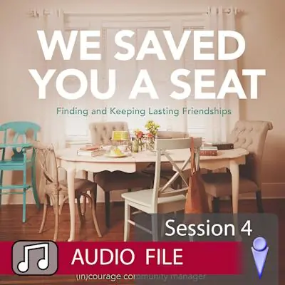 New Arrival We Saved You a Seat - Audio Session 4