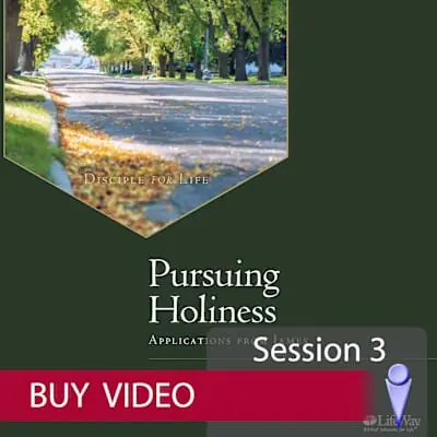 Limited Time Pursuing Holiness - Video Session 3 - Buy