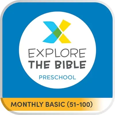 Today Only Explore the Bible Preschool - Monthly Basic (51-100)