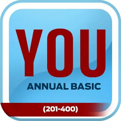 YOU Adult: Annual Basic (201-400) Limited Offer