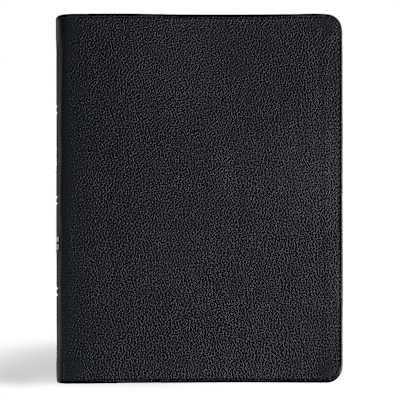 Deal CSB Men of Character Bible, Revised and Updated, Black Genuine Leather, Indexed