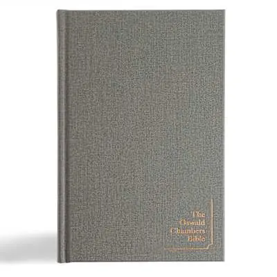 CSB Oswald Chambers Bible, Cloth Over Board Place Order