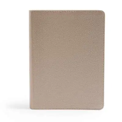 CSB She Reads Truth Bible, Champagne Gold LeatherTouch Weekend Sale