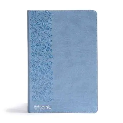 CSB (in)courage Devotional Bible, Blue LeatherTouch Time-Limited