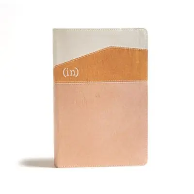 CSB (in)courage Devotional Bible, Desert/Mustard/Alabaster LeatherTouch, Indexed New Arrival