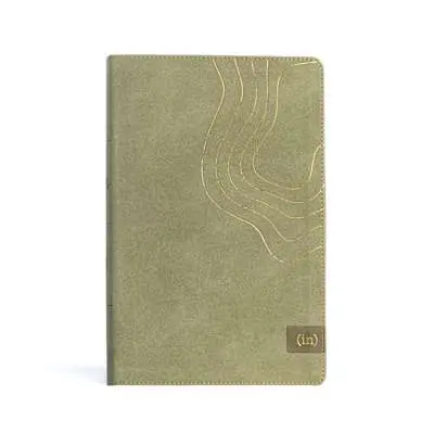 CSB (in)courage Devotional Bible, Sage LeatherTouch Premium