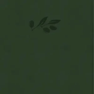 Genuine NASB Large Print Personal Size Reference Bible, Olive LeatherTouch, Indexed