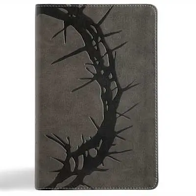 Secure Checkout NASB Large Print Personal Size Reference Bible, Charcoal LeatherTouch, Indexed