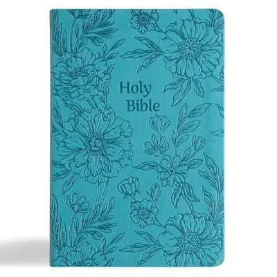 NASB Large Print Thinline Bible, Value Edition, Teal LeatherTouch Mega Sale