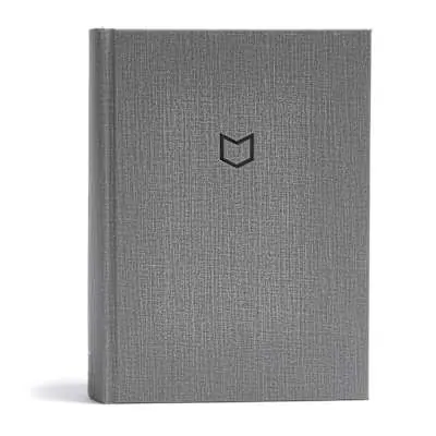 Shop Now CSB He Reads Truth Bible, Charcoal Cloth Over Board