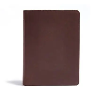 CSB He Reads Truth Bible, Brown Genuine Leather Price Cut
