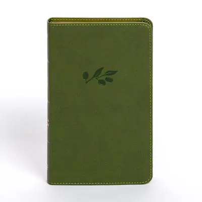 Popular NASB Personal Size Bible, Olive LeatherTouch