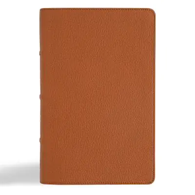 NASB Single-Column Personal Size Bible, Tan Genuine Leather Special Discount