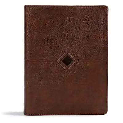 One Day Deal CSB Day-by-Day Chronological Bible, Brown LeatherTouch