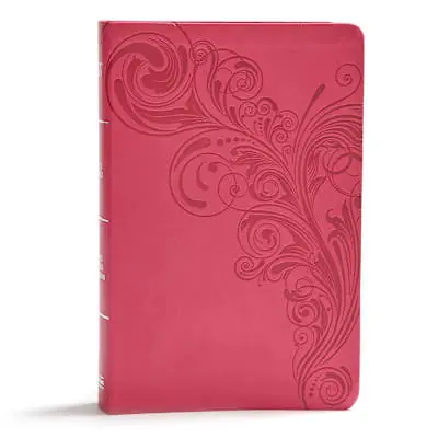 Top Rated KJV Giant Print Reference Bible, Pink LeatherTouch
