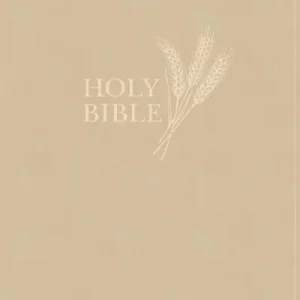 Seasonal Sale KJV Giant Print Reference Bible, Cream Leathertouch