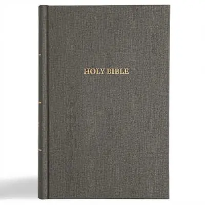 Best Choice CSB Grace Bible, Charcoal Cloth Over Board (Dyslexia Friendly)