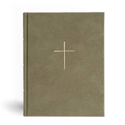 Weekend Sale CSB Illustrator’s Notetaking Bible, Large Print Edition, Sage SuedeSoft LeatherTouch Over Board