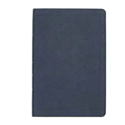Direct From Manufacturer CSB Large Print Thinline Bible, Navy LeatherTouch