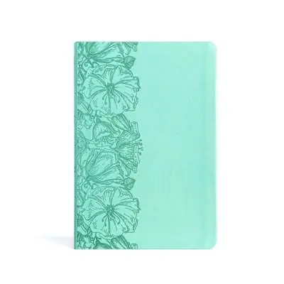 Markdown CSB Large Print Thinline Bible, Value Edition, Light Teal LeatherTouch