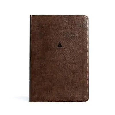 CSB Personal Size Giant Print Bible, Brown LeatherTouch Exclusive Offer