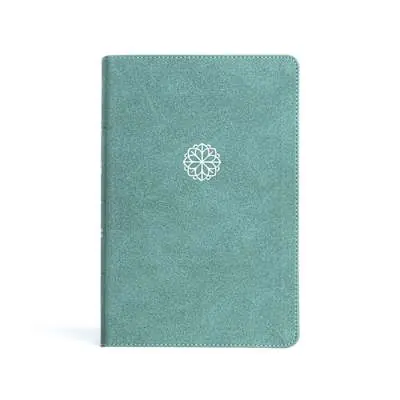 CSB Personal Size Giant Print Bible, Earthen Teal LeatherTouch, Indexed Holiday Sale