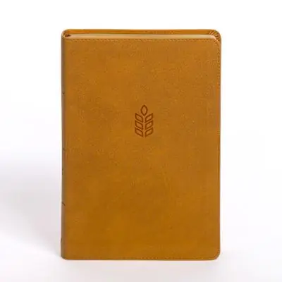 CSB Personal Size Giant Print Bible, Camel SuedeSoft LeatherTouch No Minimum Order