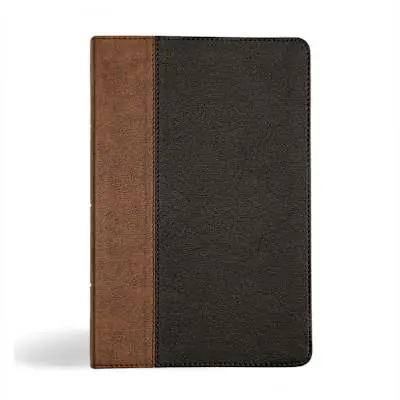 Price Drop KJV Personal Size Giant Print Bible, Black/Brown LeatherTouch