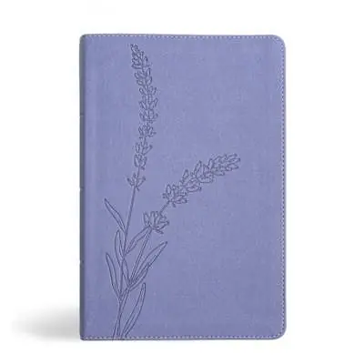 KJV Personal Size Giant Print Bible, Lavender LeatherTouch Big Sale