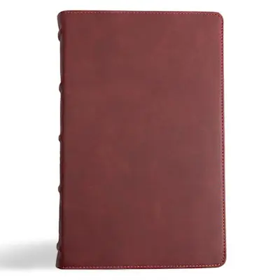 Top Rated CSB Single-Column Personal Size Bible, Holman Handcrafted Collection, Marbled Burgundy Premium Calfskin