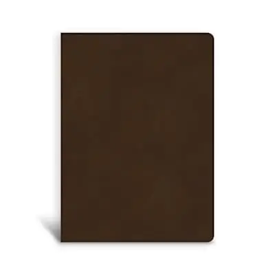 Viral CSB Single-Column Wide-Margin Bible, Brown LeatherTouch