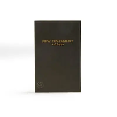 CSB Pocket New Testament with Psalms, Black Trade Paper Professional Grade