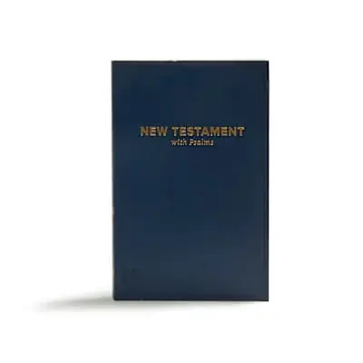 Last Chance CSB Pocket New Testament with Psalms, Navy Trade Paper