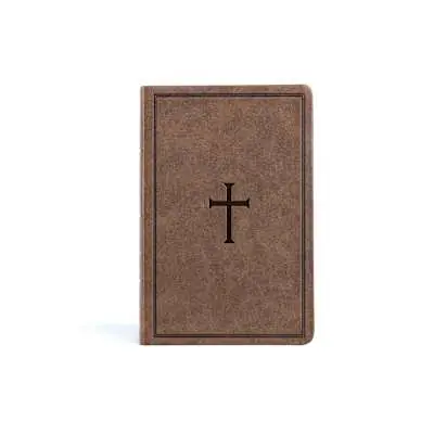 KJV Thinline Bible, Brown LeatherTouch Top Pick