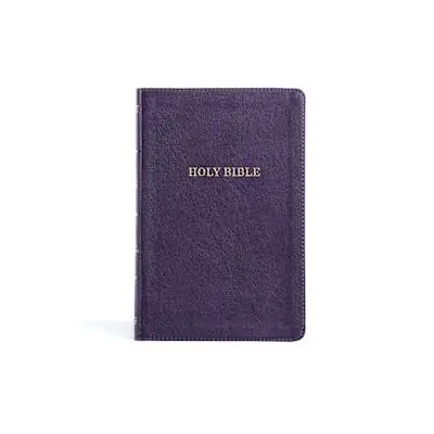 KJV Thinline Bible, Purple LeatherTouch Crafted
