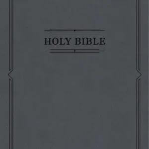 KJV Thinline Bible, Value Edition, Charcoal LeatherTouch Order Now