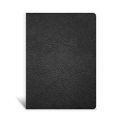 Sale KJV Single-Column Wide-Margin Bible, Holman Handcrafted Collection, Black Premium Goatskin