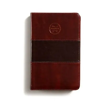 Free Delivery Biblia Peshitta, caoba duotono símil piel con índice
