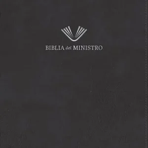 RVR 1960 Biblia del ministro, edición ampliada, negro piel fabricada Premium