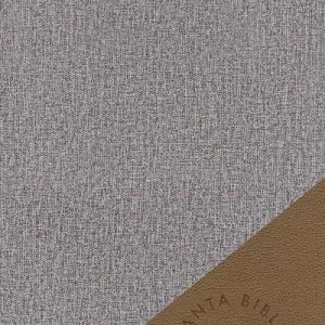 While Supplies Last RVR 1960 Biblia Letra Grande Tamaño Manual gris y marrón, símil piel