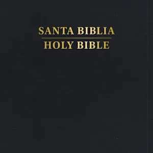 Grab Now RVR 1960/KJV Biblia bilingüe tamaño personal, negro imitación piel (Edición 2024)