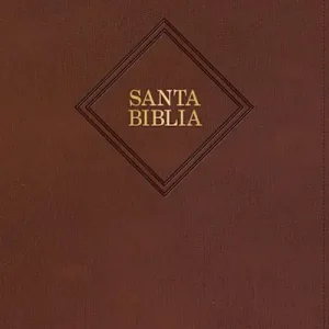 Fan Favorite RVR 1960 Biblia letra supergigante, marrón piel fabricada (Edición 2023)