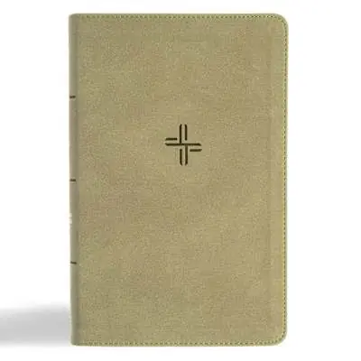 CSB Single-Column Personal Size Bible, Digital Study Edition, Sage SuedeSoft LeatherTouch Next Day Delivery