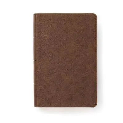 Flash Sale CSB Single-Column Compact Bible, Digital Study Edition, Brown LeatherTouch